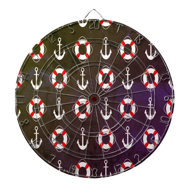 Tabla Dardos Marinho azul lindo conselho design de dardo de ver (Frente)