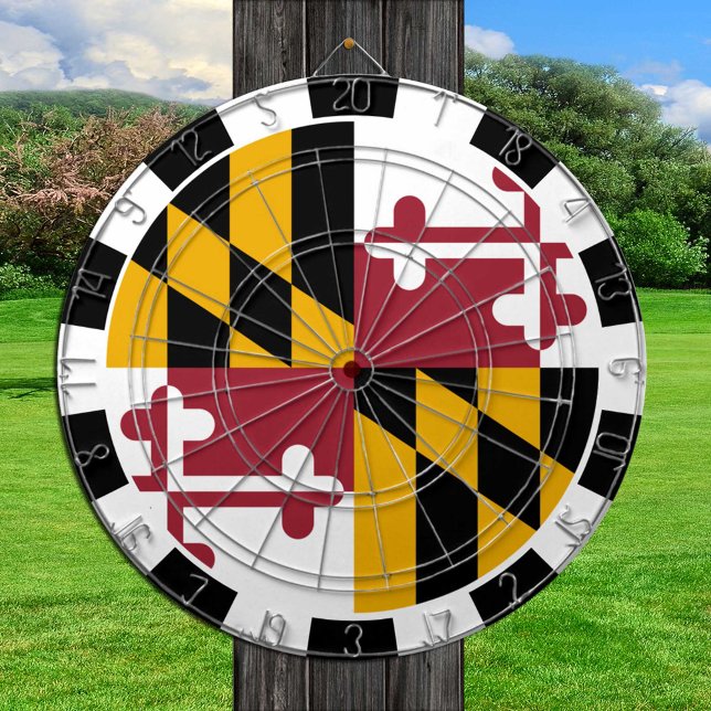 Tabla Dardos Maryland Dartboard EUA & Maryland Flag/conselho de (Criador carregado)
