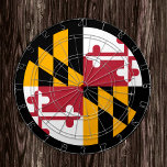 Tabla Dardos Maryland Flag Dartboard & Maryland /conselho de jo<br><div class="desc">Dartboard: Maravilhas de Maryland e Maryland, jogos de diversão familiar - adoro meu país, jogos de verão, feriados, dias de os pais, estudantes universitários/fãs de esportes</div>
