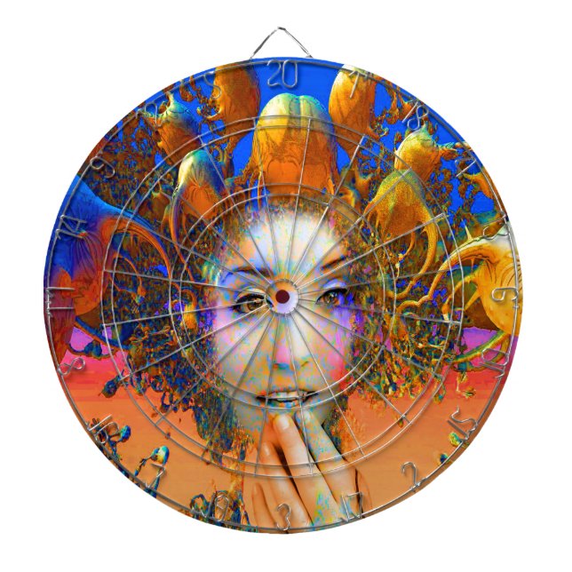 Tabla Dardos Medusa Orgânica (Frente)