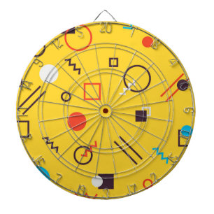Tabla Dardos Memphis geométrico legal, original, na moda,