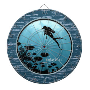Tabla Dardos Mergulho no Mar Azul