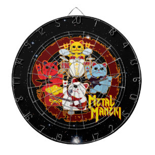 Tabla Dardos Metal Maneki