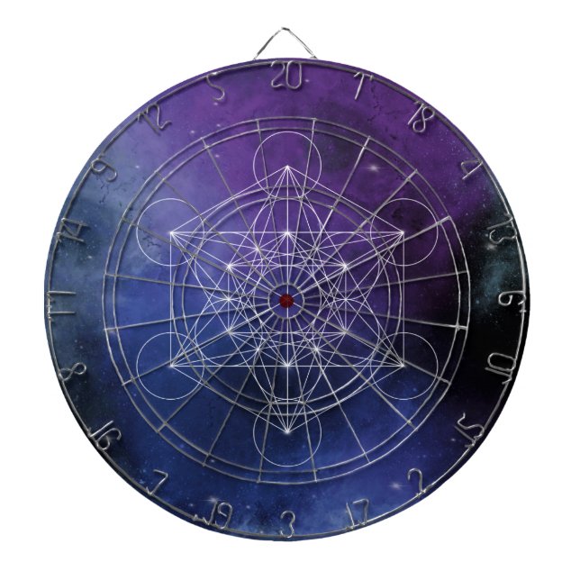 Tabla Dardos Metatron, chakra, zen, geometria sagrada, geometri (Frente)