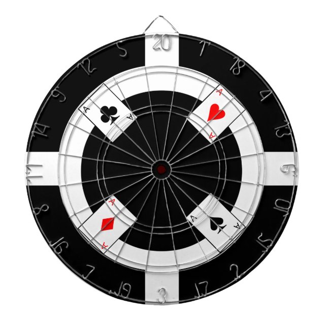Tabla Dardos Microplaqueta de póquer - preto (Frente)