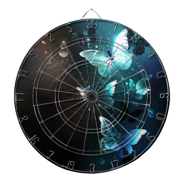 Tabla Dardos Mint Night Butterflies (Frente)
