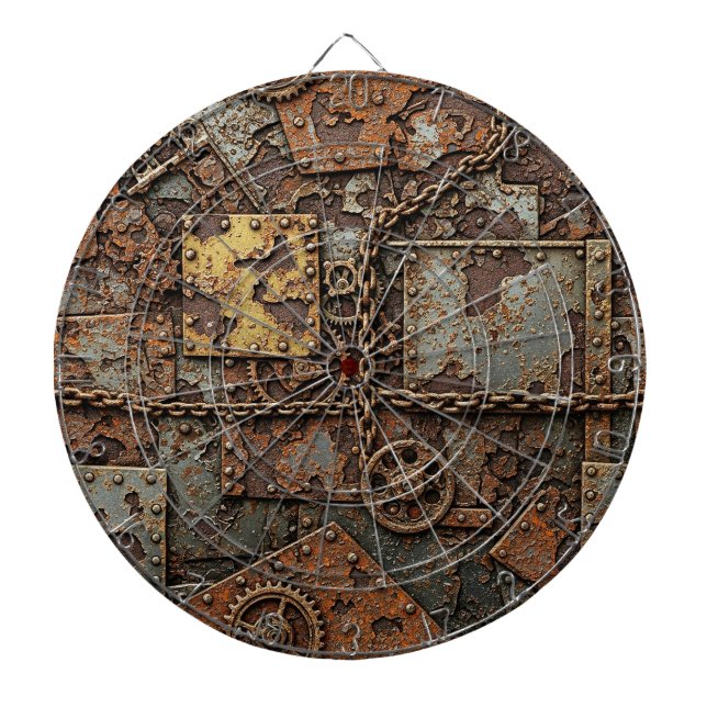 Tabla Dardos Mira de dardos Steampunk (Frente)