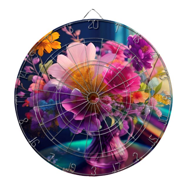 Tabla Dardos Mistura de Flores Vase 1 (Frente)