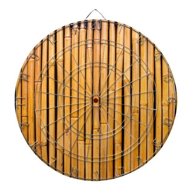 Tabla Dardos Modelo de bambu havaiano tropical do fundo (Frente)