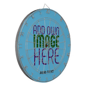 TABLA DARDOS MODERNO EDITABLE SWAG SKY BLUE IMAGE TEXTO MODELO