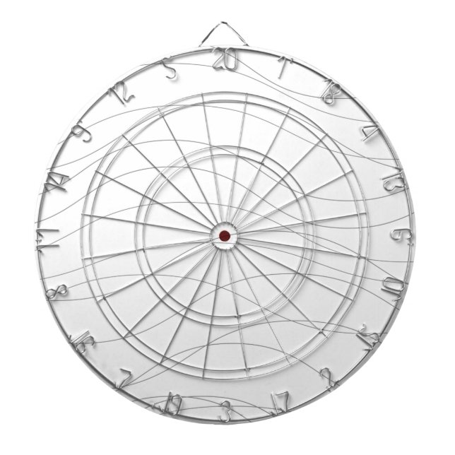 Tabla Dardos Moderno, simples, chique, elegante linhas gráficas (Frente)