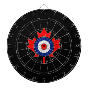 Tabla Dardos Modificação canadense de Roundel da folha de bor