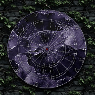 Tabla Dardos Moody Midnight Agate Gama Roxa Profunda de Indig