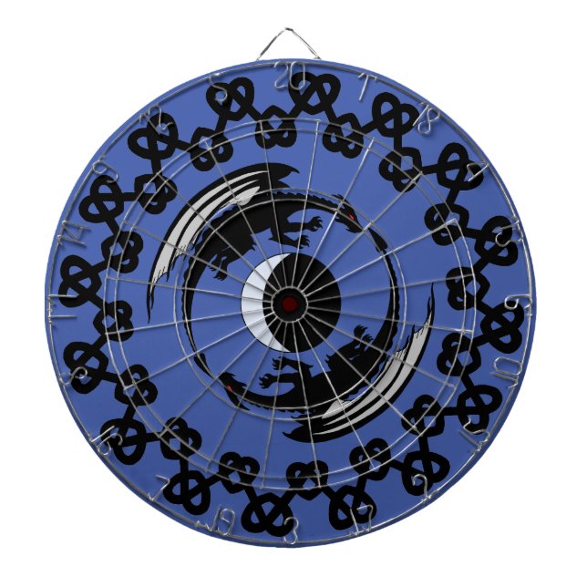 Tabla Dardos Moon Dragon Fantasy Design Dartboard (Frente)