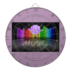 Tabla Dardos MoonDreams Music Equalizer Metal Cage Dartboard