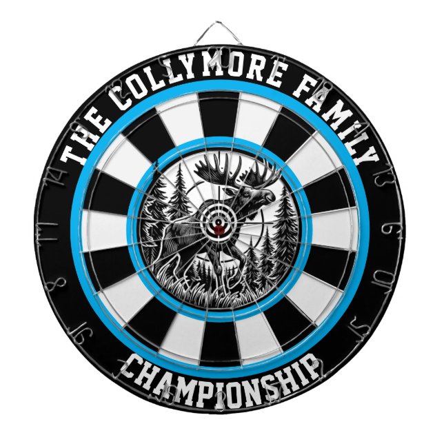 Tabla Dardos Moose Antlers Forest Target Art (Frente)