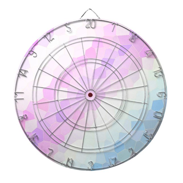 Tabla Dardos Mosaico Pastel (Frente)