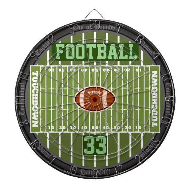 Tabla Dardos Multi-Target 2.0 do Campo Personalizado de Futebol (Frente)
