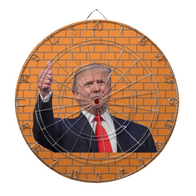 Tabla Dardos Muro de Trump (Frente)