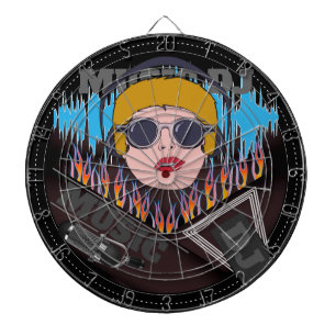 Tabla Dardos Music DJ Dartboard