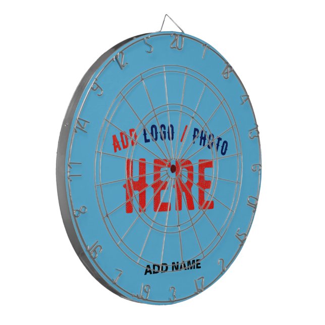 TABLA DARDOS NA MODA MODERNO PERSONALIZADO SWAG SKY AZUL MARCA  (Frente Esquerda)