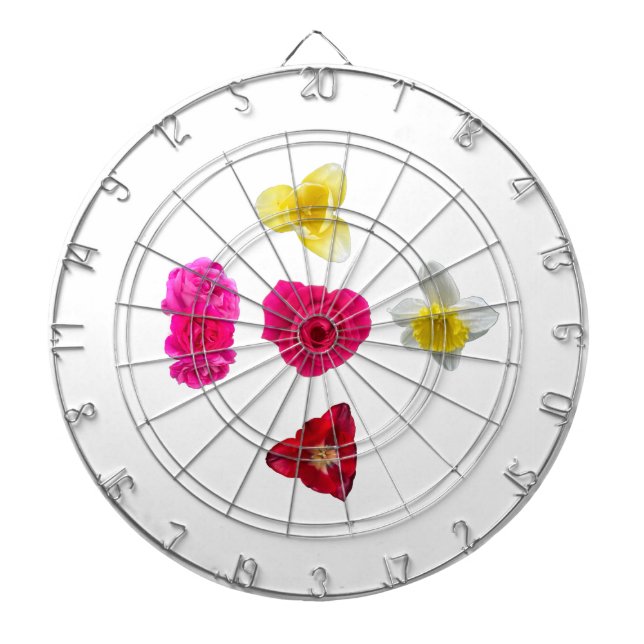 Tabla Dardos Narciso, Tulipas e Rosas (Frente)