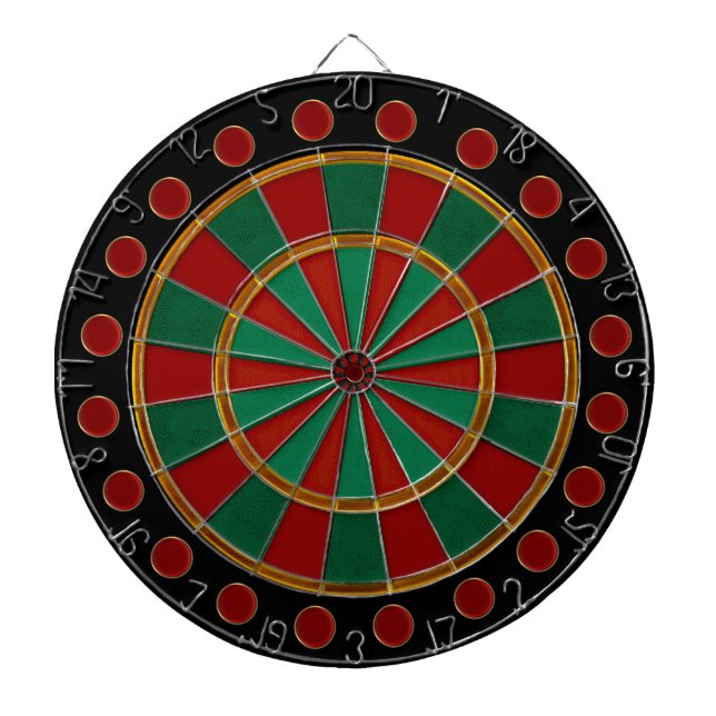 Tabla Dardos Natal sofisticado (Dartboard) (Frente)