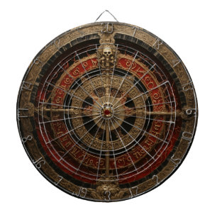 Tabla Dardos Necronomicon inspiração incrivelmente divina, deta