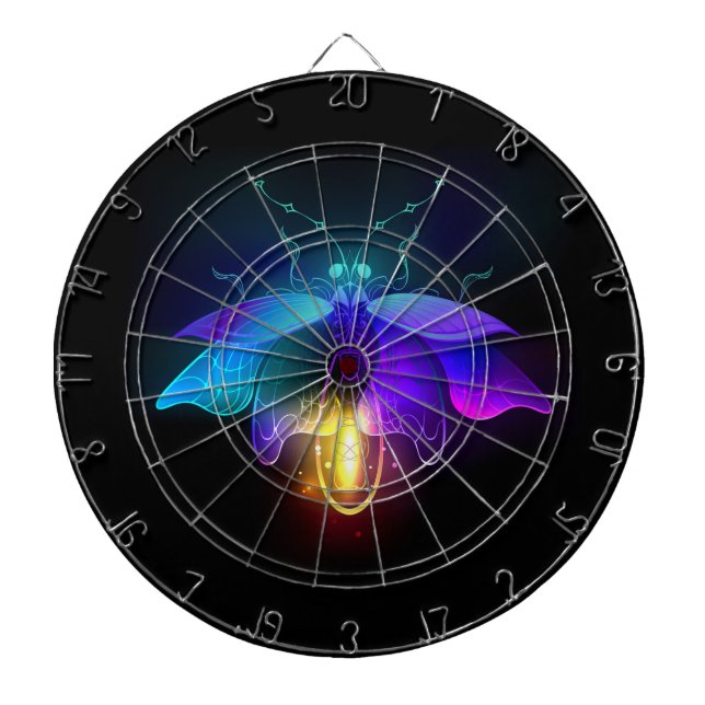 Tabla Dardos Neon Firefly a preto (Frente)