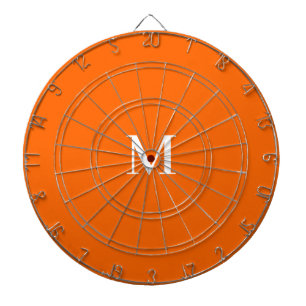 Tabla Dardos Neon Orange - seu monograma ousado