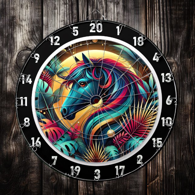 Tabla Dardos Neon Stallion Tropical Retreat (Criador carregado)