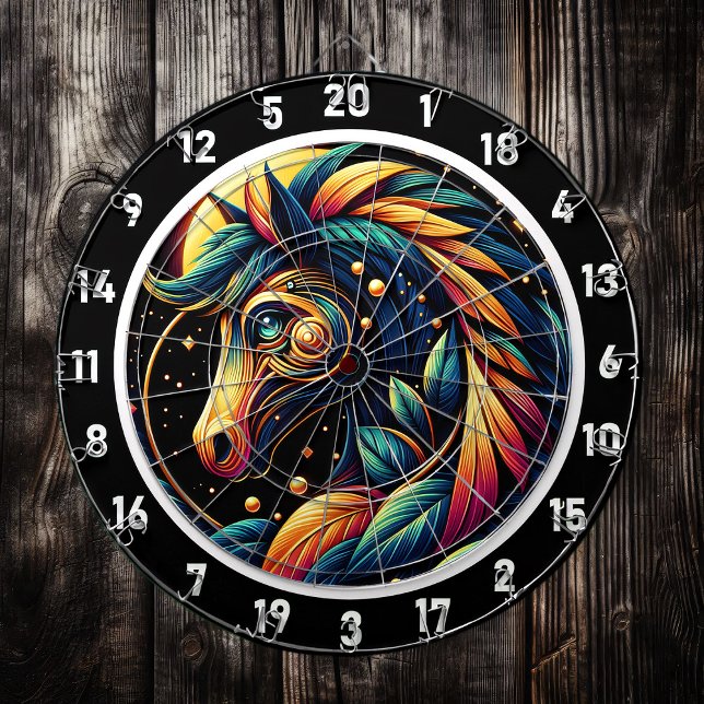 Tabla Dardos Neon Stallion Tropical Vibes Masterícula (Criador carregado)