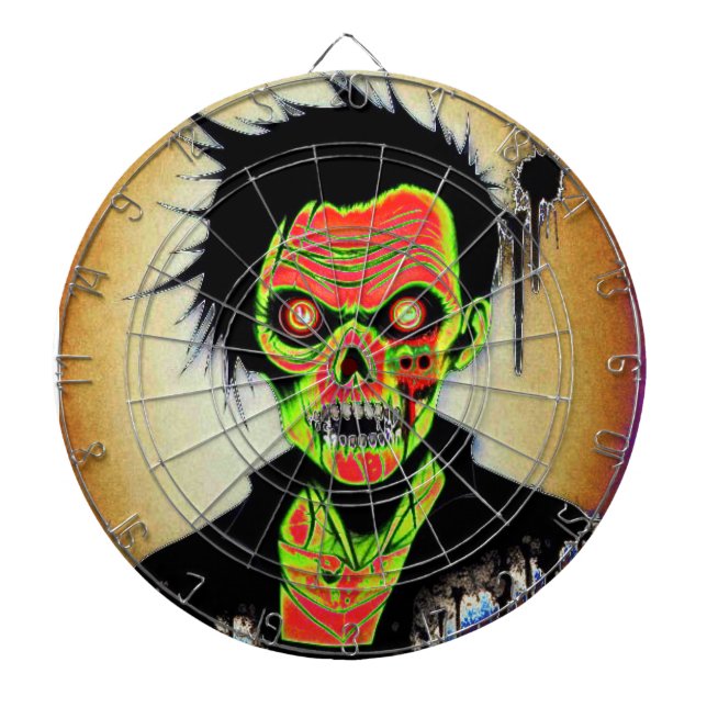 Tabla Dardos Neon Zombie (Frente)