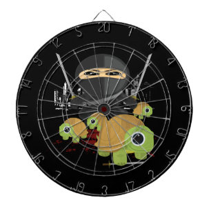 Tabla Dardos Ninja e Tartarugas