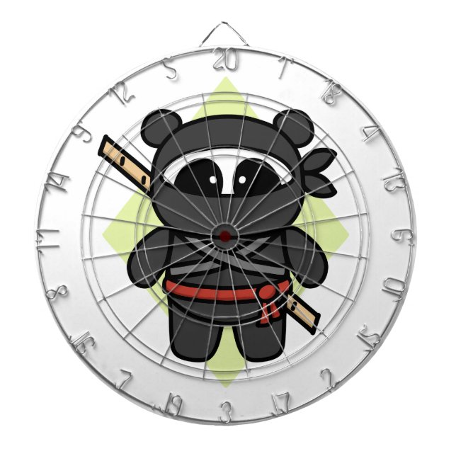 Tabla Dardos Ninja Panda por Amanda Roos (Frente)
