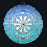 Tabla Dardos Nome da Família Tropical Island Beach House<br><div class="desc">Nome da Família Tropical Island Beach House</div>