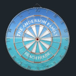 Tabla Dardos Nome da Família Tropical Island Beach House<br><div class="desc">Nome da Família Tropical Island Beach House</div>