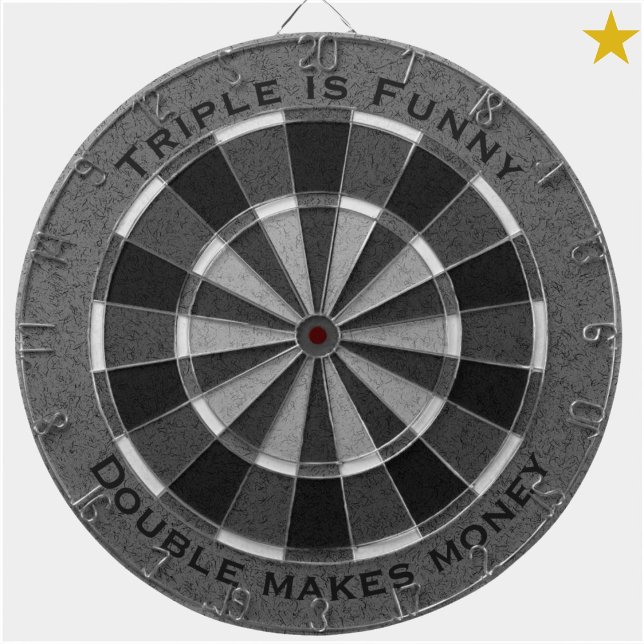 Tabla Dardos Nome da Frase Personalizada de Branco Preto Monocr (Criador carregado)