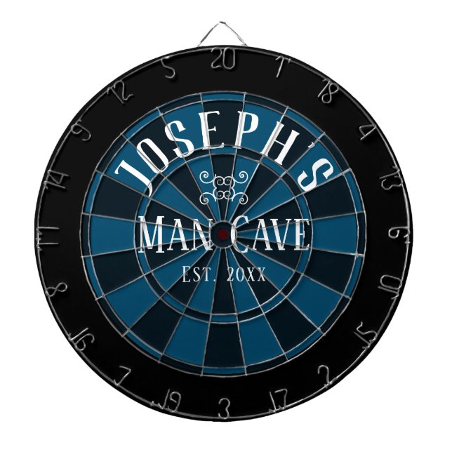 Tabla Dardos Nome Personalizado da Caverna do Homem (Frente)