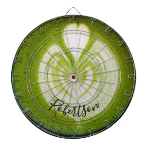Tabla Dardos Nome Personalizado Fã de Matcha Latte Engraçado Ch