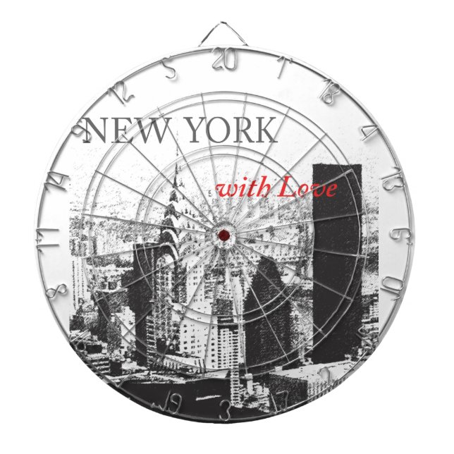 Tabla Dardos Nova York com amor (Frente)