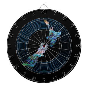 TABLA DARDOS NOVO PAUA PAUA DARTBOARD ZEALAND