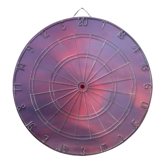 Tabla Dardos Nuvens Rosa Azul (Frente)