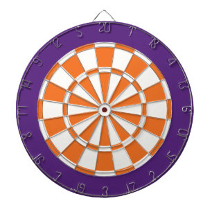 Tabla Dardos O conselho de dardo: Branco, alaranjado, e roxo