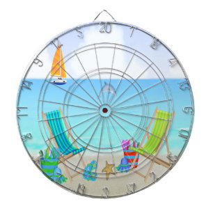 Tabla Dardos O conselho de dardo de relaxamento da praia