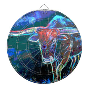 Tabla Dardos O conselho de dardo do olho s de Bull de néon de