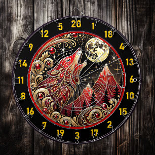 Tabla Dardos O Espírito Do Lobo Acende O Jogo