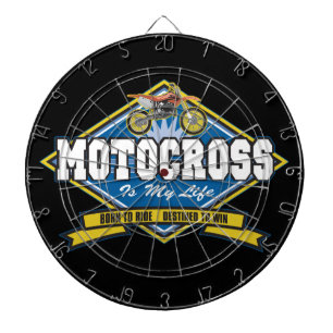 Tabla Dardos O motocross é minha vida
