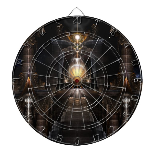 Tabla Dardos O Orb Do Acrellis Fractal Art Dart Board (Frente)