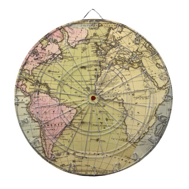 Tabla Dardos Oceano Atlântico. (Frente)